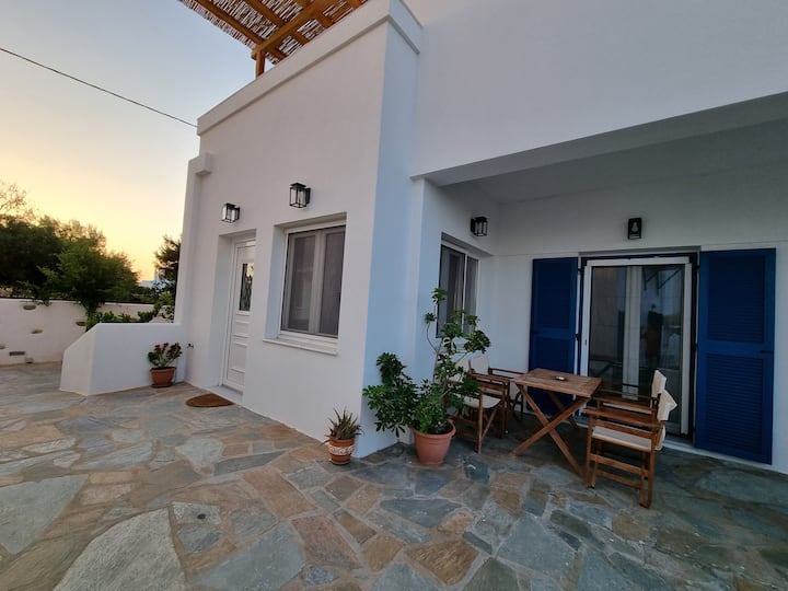 Spacious Cycladic Apt + Seaside View ~ South Paros