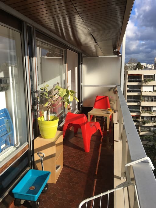 Balcon au soleil