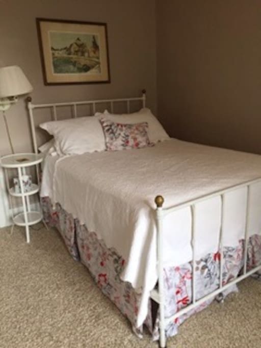 Sleep in an antique Iron bed