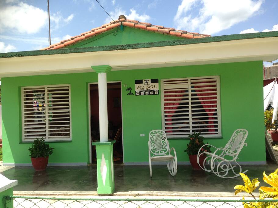 Frente de la casa