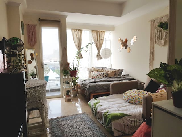 A bohemian-style NEW condo in very strategic area