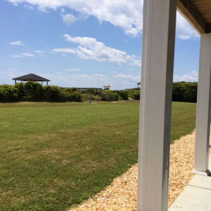 View from outside your window. The Gorgeous NC Dunes View will great you every morning.
