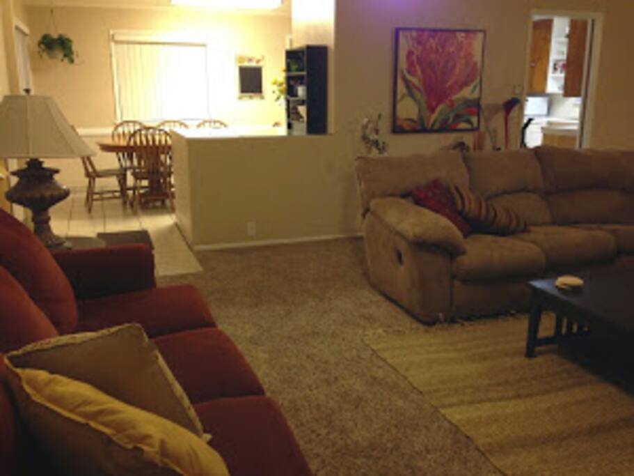 Living Room looking into dining area