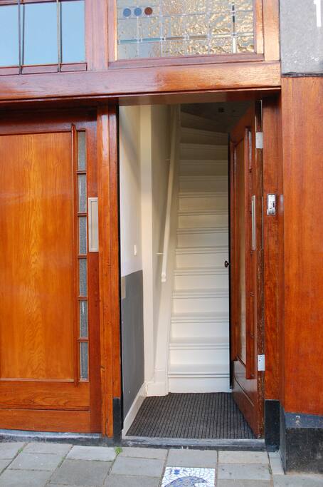 Entrance on ground floor