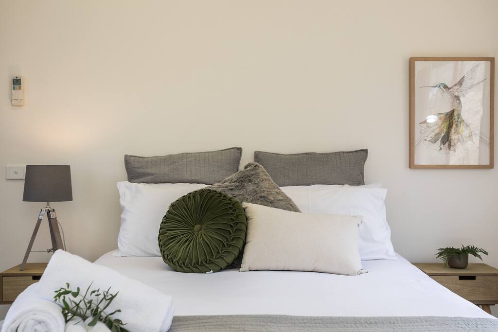Bedroom 1 with queen bed