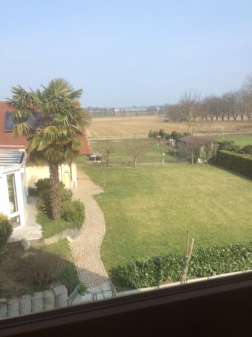 Aussicht vom Schlafzimmer
