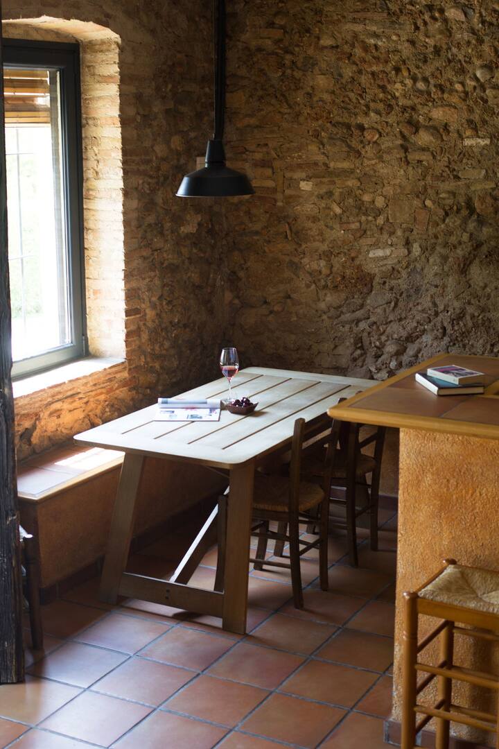 House near a wine area in Penedés (Catalonia)