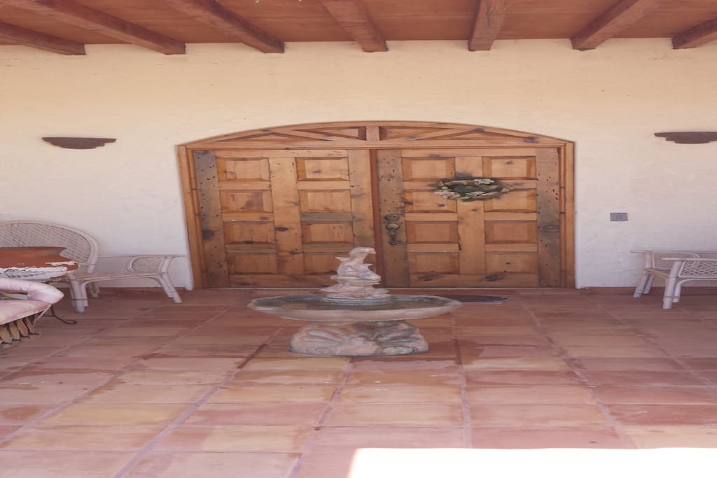 Courtyard, main entrance.