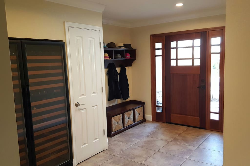 Large bright entryway.