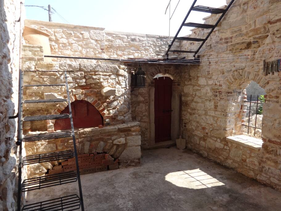 The terrace