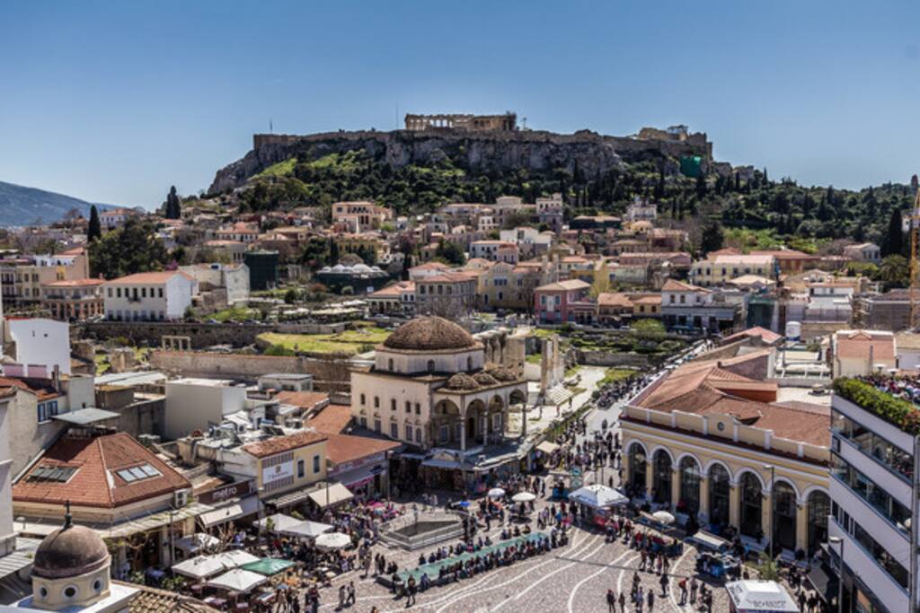 Enjoy your coffee with the most stunning view in Athens city