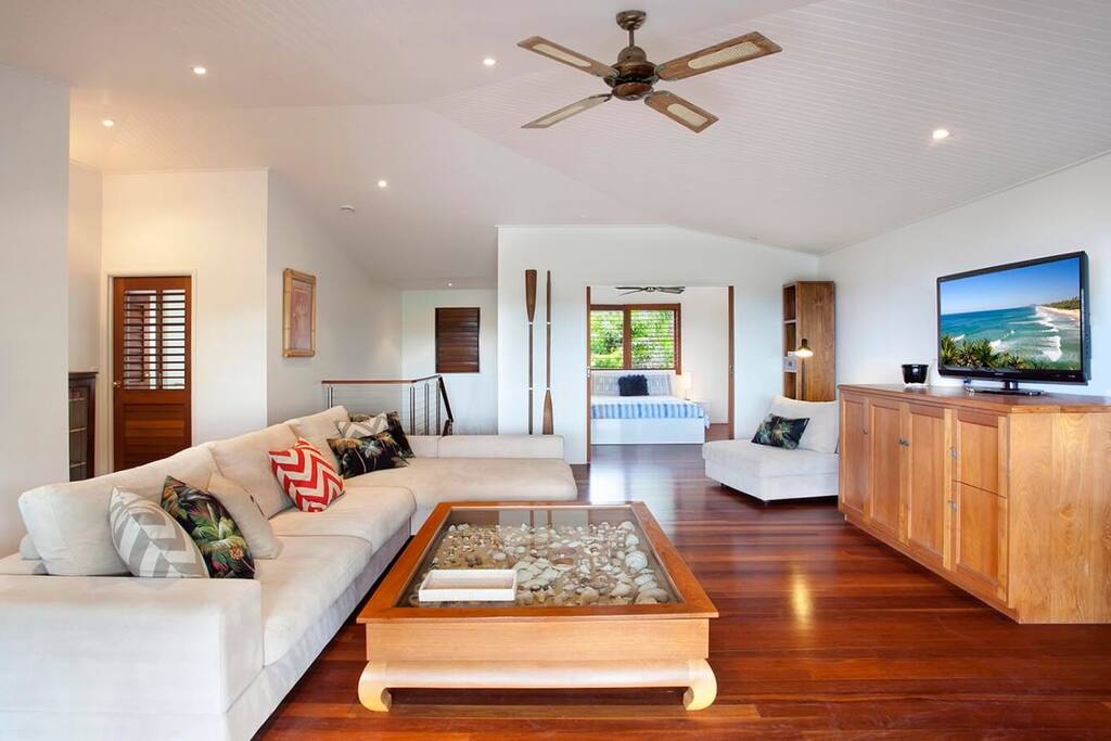 Upstairs living area