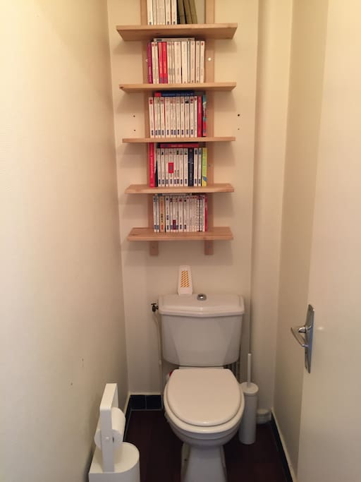 wc avec possibilité de lecture !!!