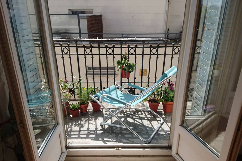 le balcon vu du salon