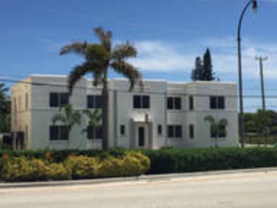 Front of the building