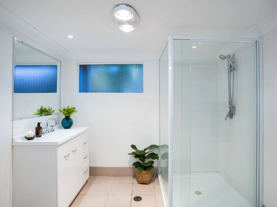 Downstairs bathroom. Separate toilet.