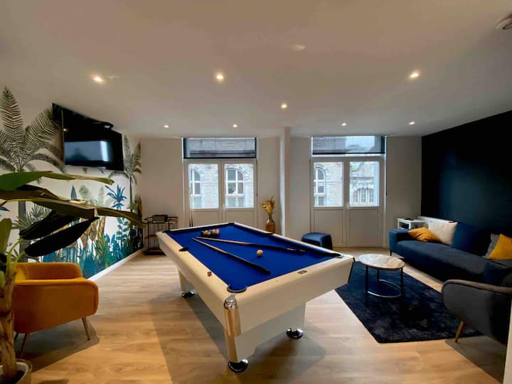 Duplex De Luxe, Jacuzzi/sauna/billard/terrasse - Verviers