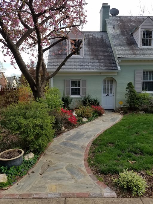 MAIN ENTRY TO COTTAGE