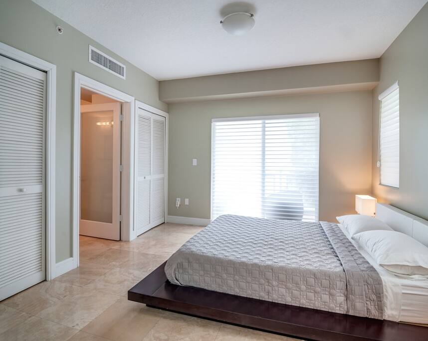 Private bedroom with balcony