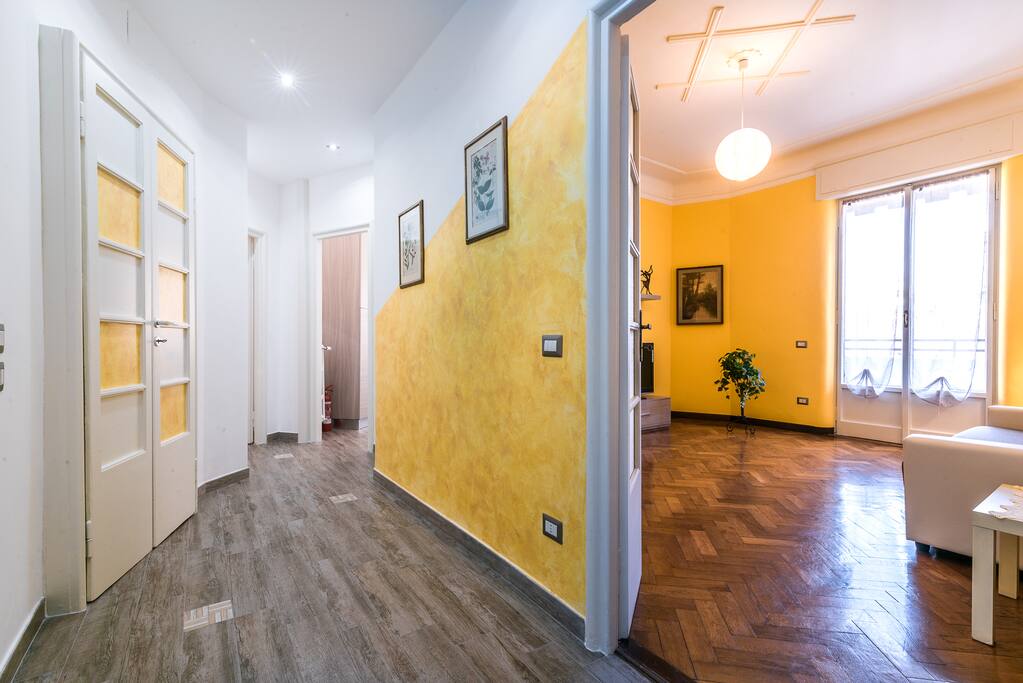 Corridor and living room