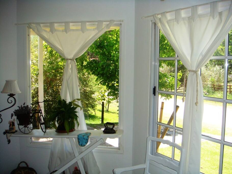 Vista al exterior desde el Living.
