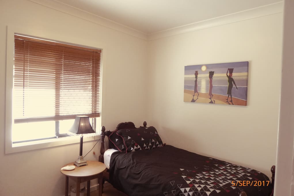 Comfortable bed with room to move
