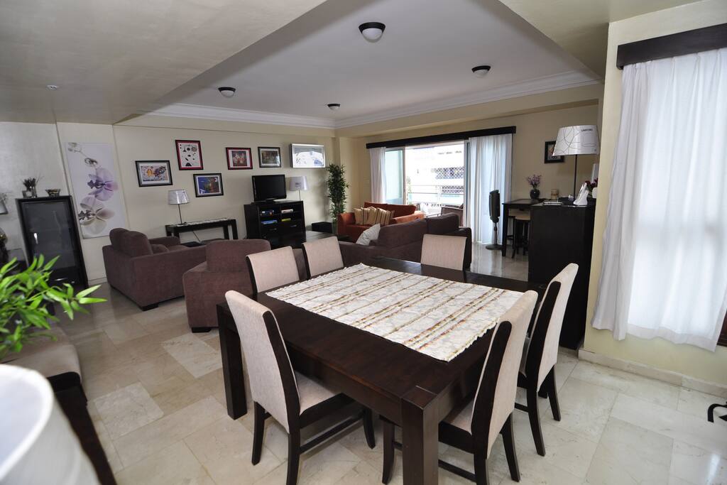 Sala y comedor.