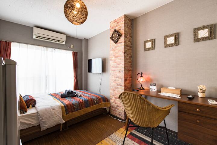 3min walk to Sta! 4min to Shinjuku! cozy room#33