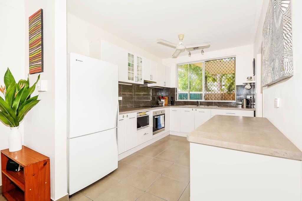 well equipped kitchen