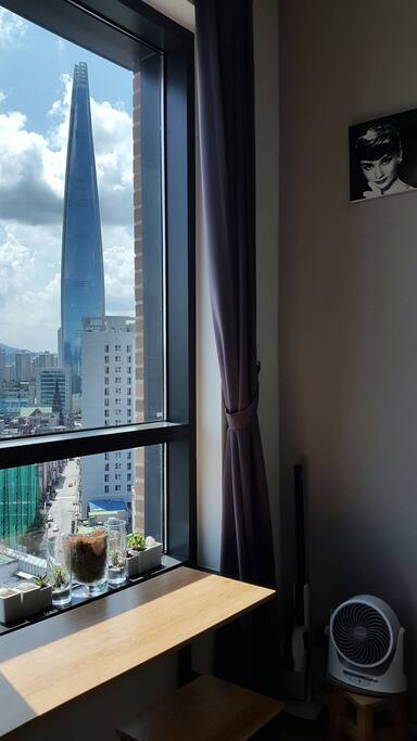 Biker's Zone commands a stunning view day and night,