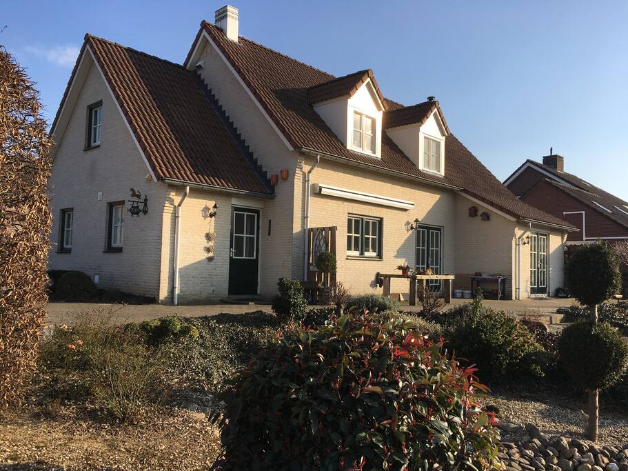 The back site of the house.
