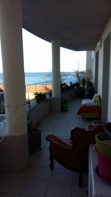 Terrasse vue mer