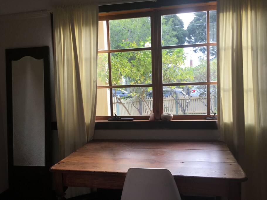 Office space with a leafy outlook