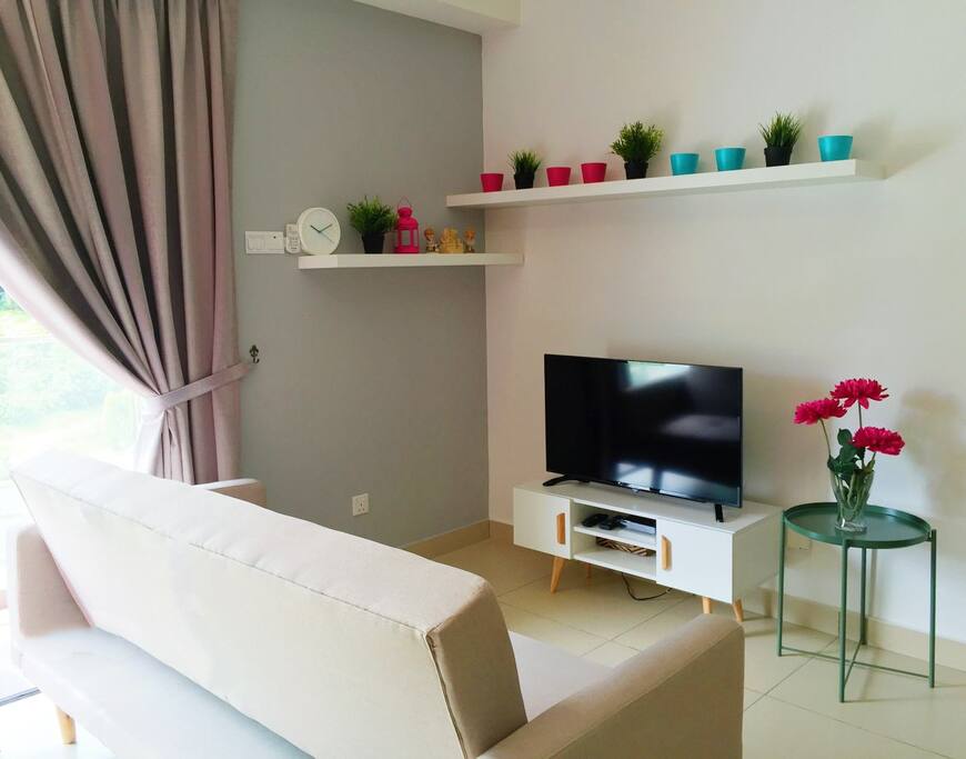 One set sofa bed at living area