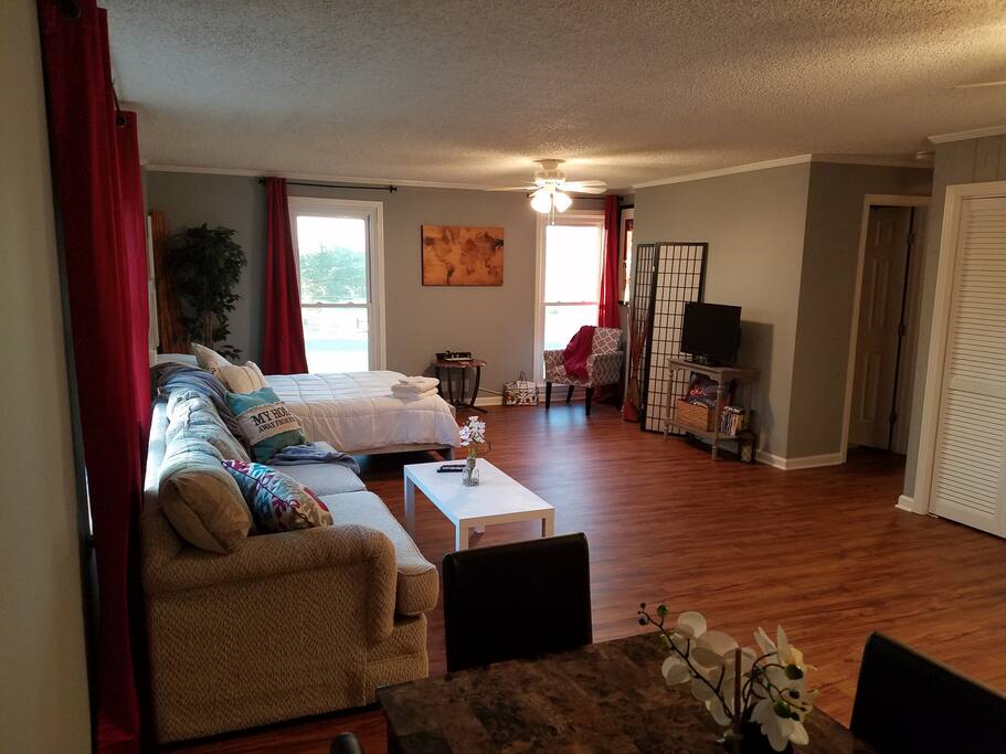 Dining, living, and sleeping all in one!