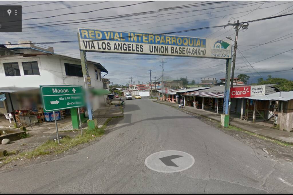 Ingreso al Barrio Eloy Alfaro 2, donde mi casa esta ubicada