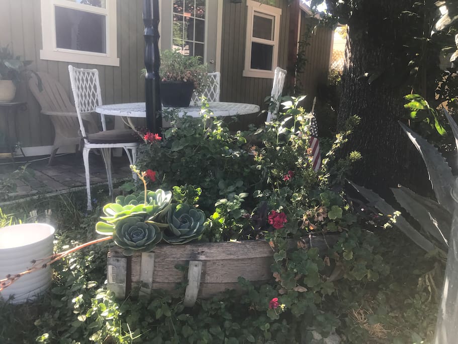 Small patio table for eating al fresco