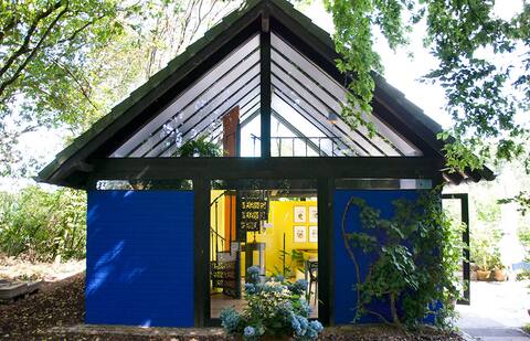 Blue house