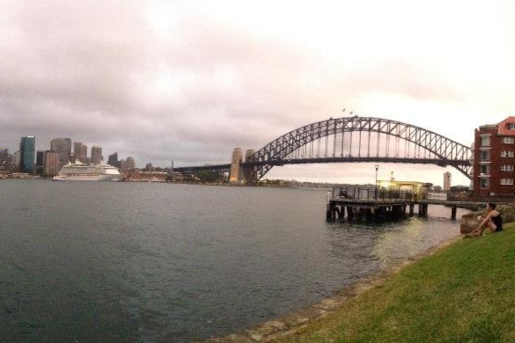 Sydney harbour waterfront location.