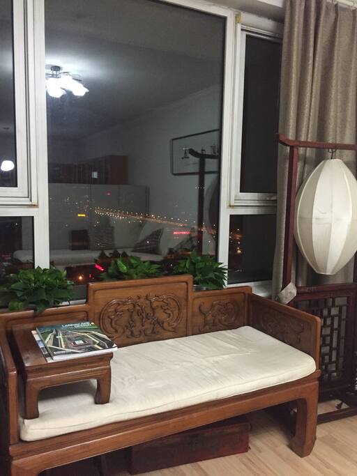 My Favorite reading spot to see the night view