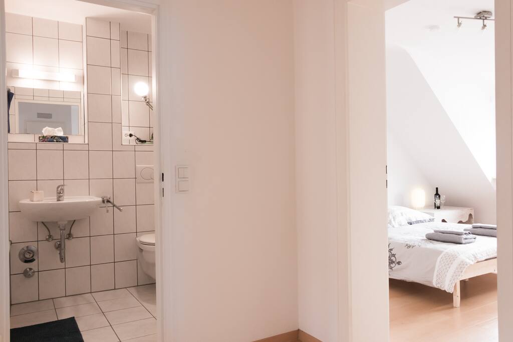 Bedroom and Bathroom