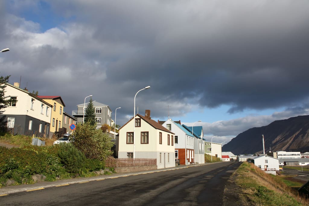 Looking to north