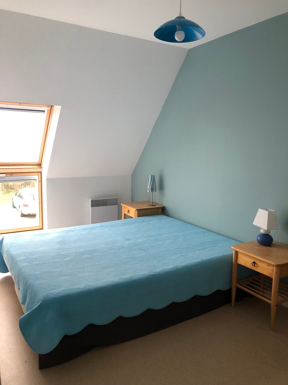 Spálňa 1 (na poschodí) s manželskou posteľou 160