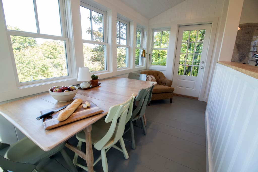 Dining-in is a pleasure; comfortable seating for up to six