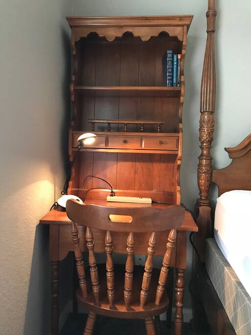 The working place in the guest’s room on the 2nd floor