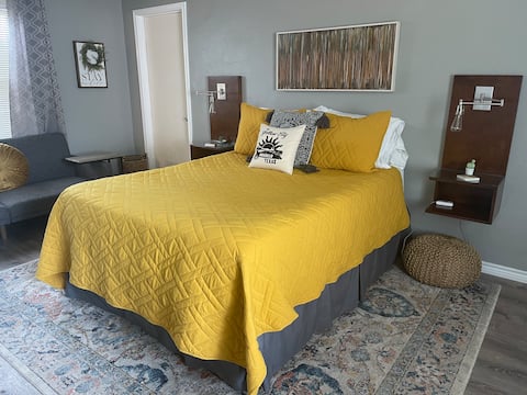 This suite is a clean, safe, private place to stay