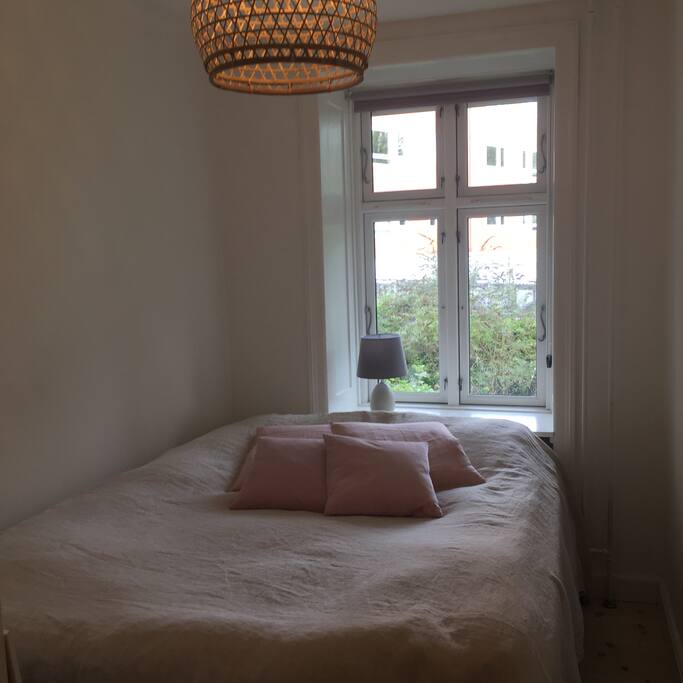 Master bedroom with garden view