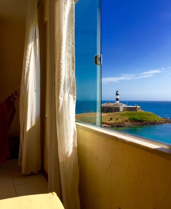vista da cama