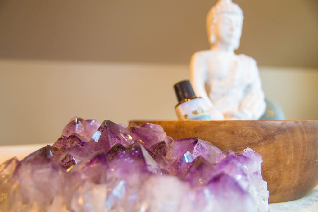 Breathe in and out gently. Soul cleansing.