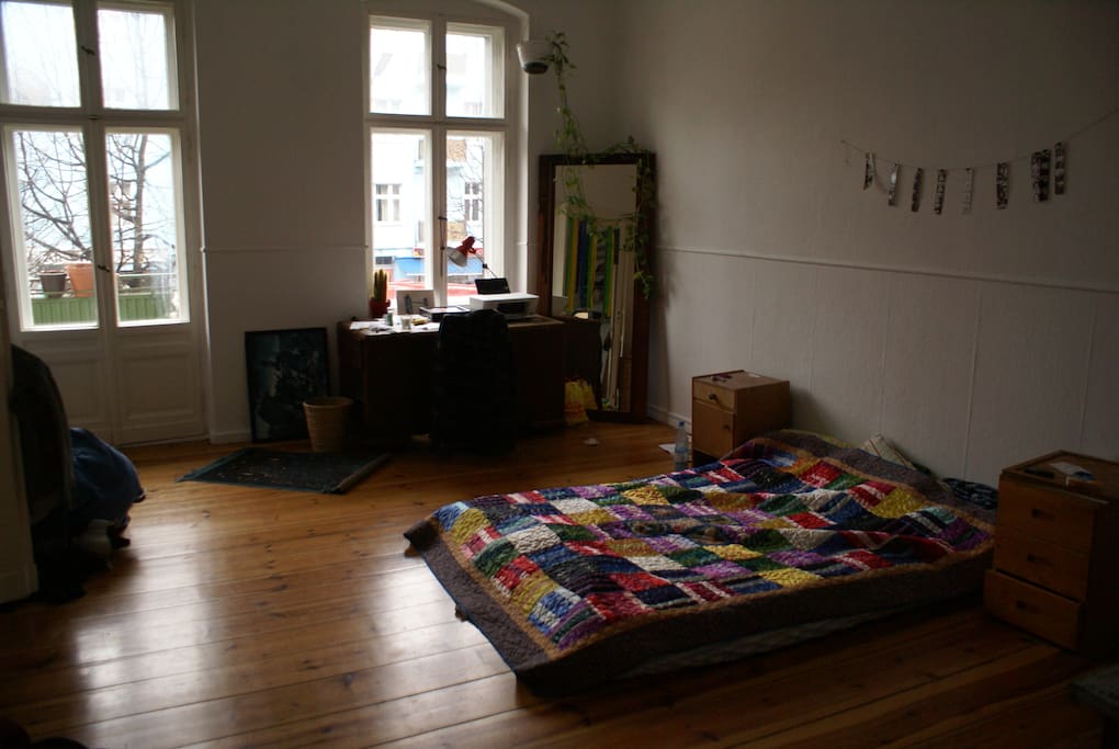 Master bedroom (desk and entry to balcony)